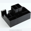 Hot selling Personalized Smoky grey plastic material Multi-functional Pen Holder